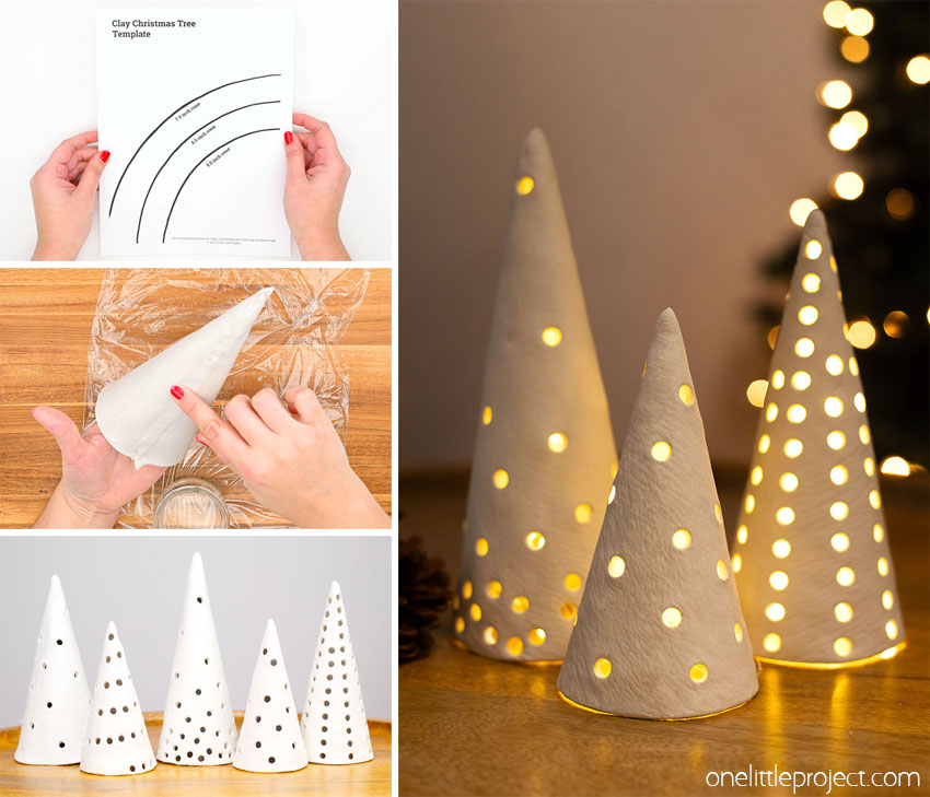 How to make a clay Christmas tree