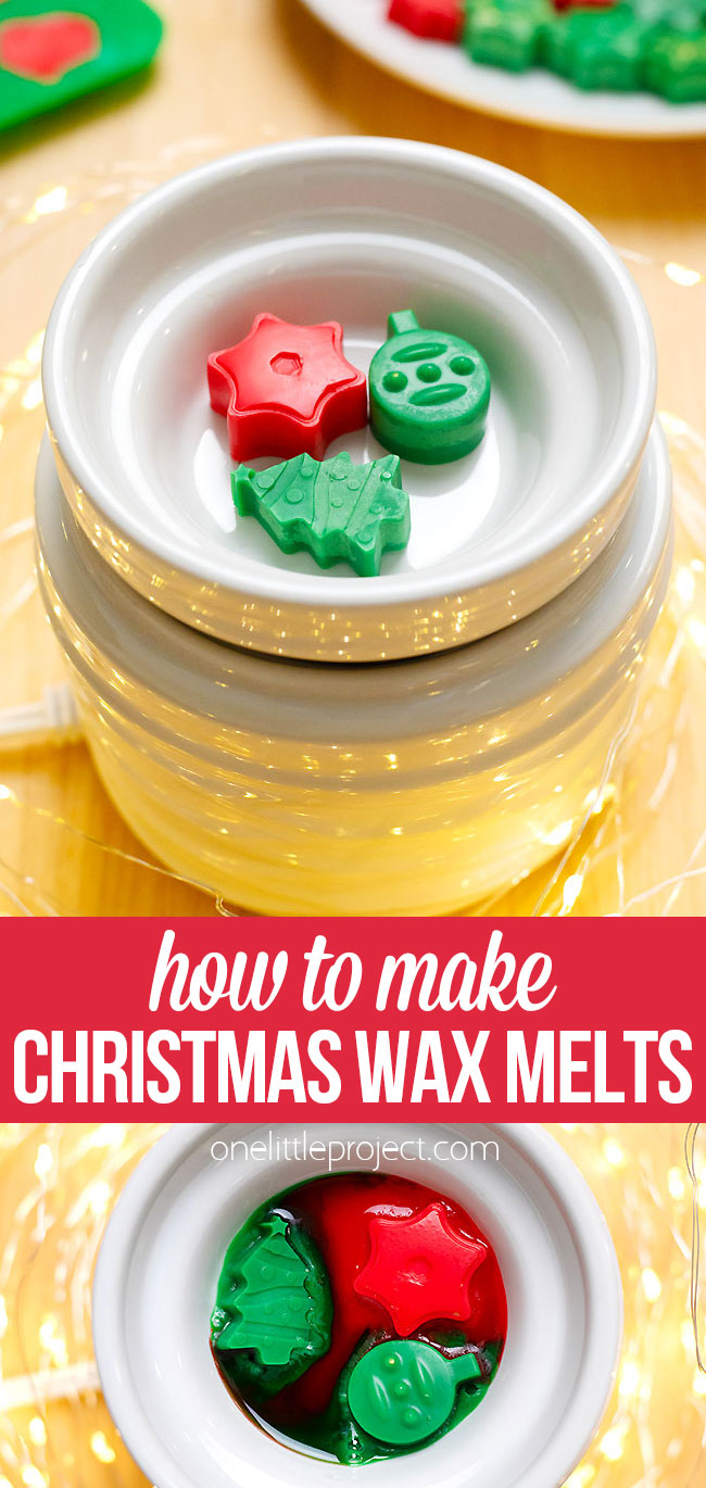 Christmas wax melts made with soy wax and essential oils
