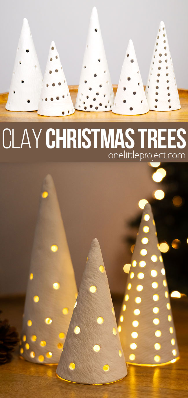 How to make Christmas tree with clay