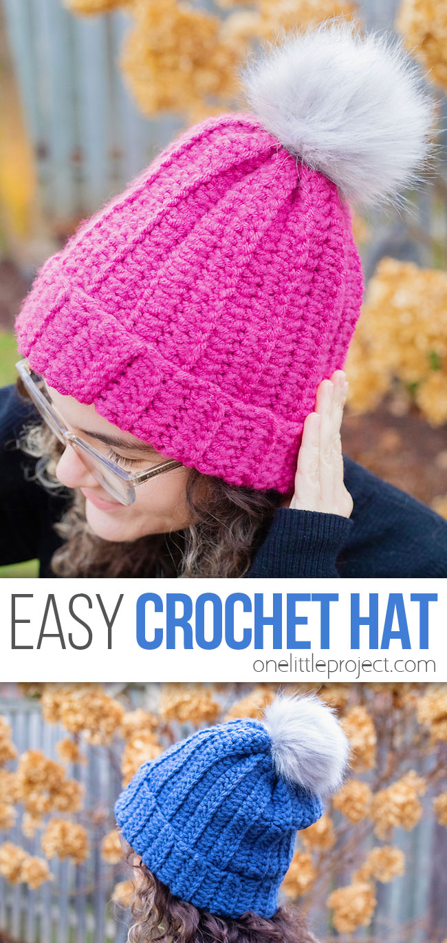 Easy crochet hat pattern
