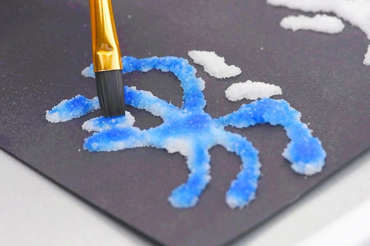 Fireworks Salt Painting | Easy Salt Painting for Kids