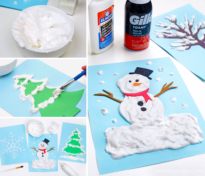 DIY snow paint recipe