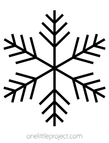 Snowflake Template | Free Printable Snowflake Outlines