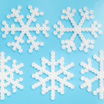 Snowflake Perler Bead Pattern