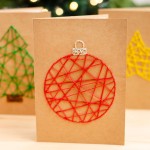 String Art Christmas Cards