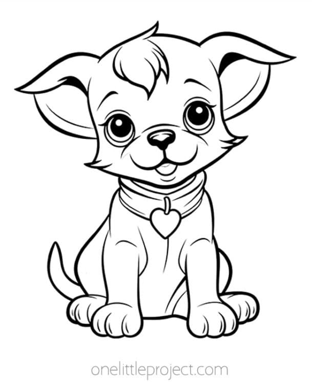 Dog Coloring Pages | Free, Printable Dog Coloring Sheets