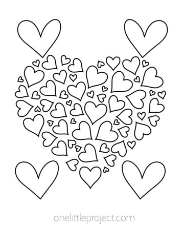 Heart Coloring Pages | Free, Printable Heart Coloring Sheet
