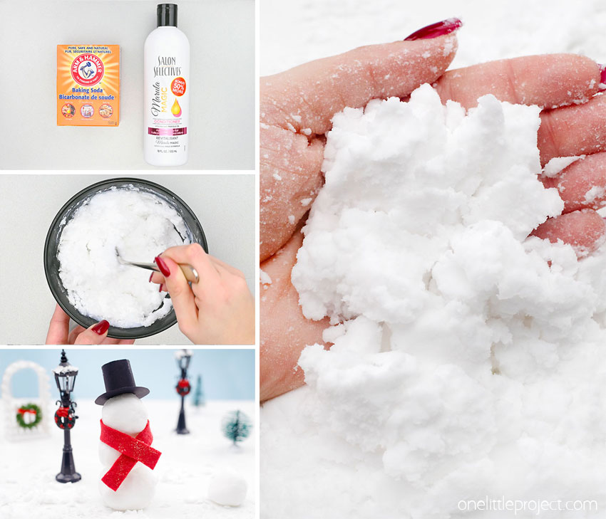 How to make fake snow