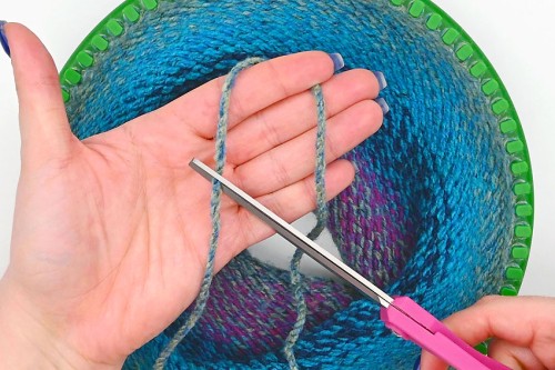 Loom Knitting Hat
