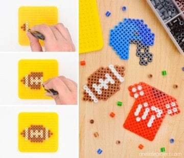 Football Perler Beads | Free Football Perler Bead Patterns