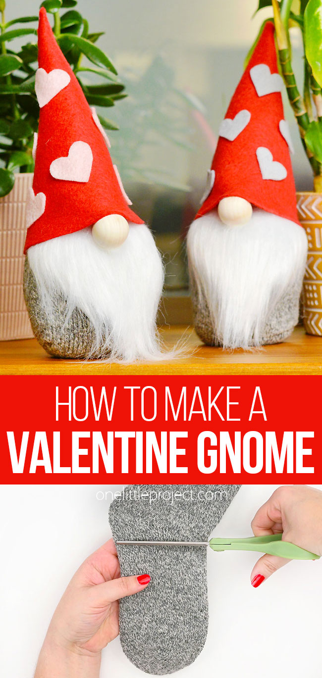 Valentine gnome DIY