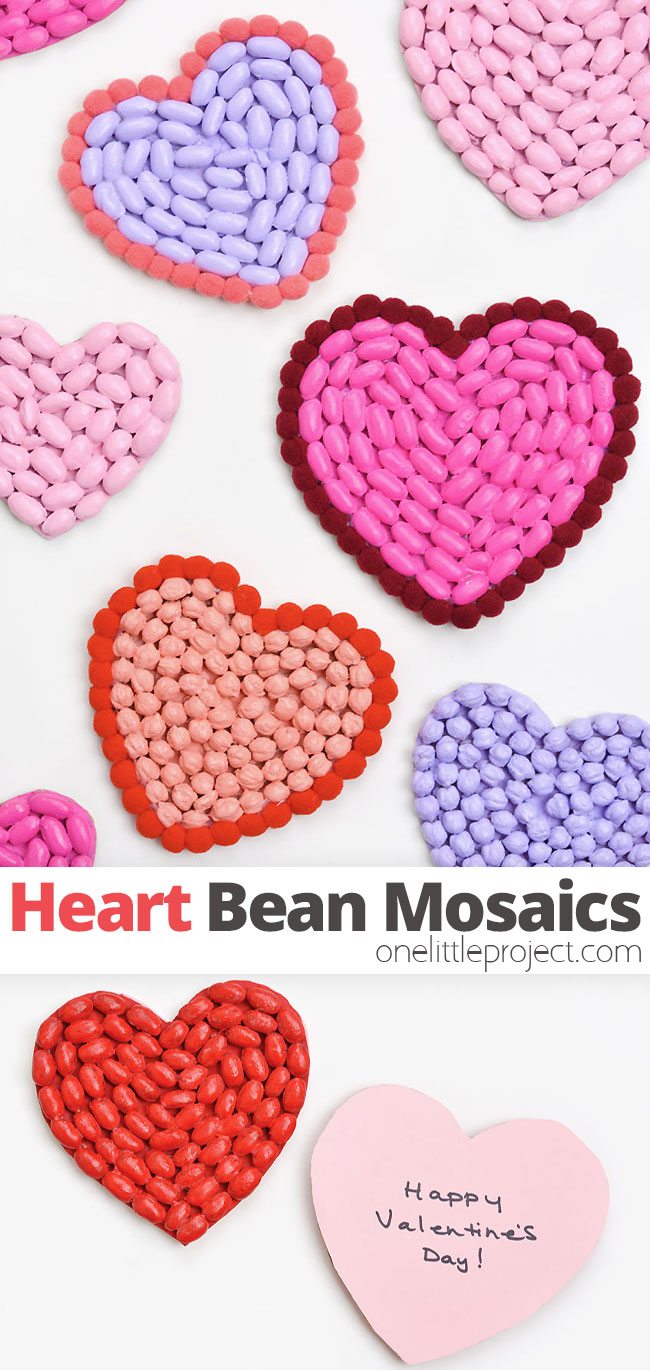 Heart Bean Mosaics