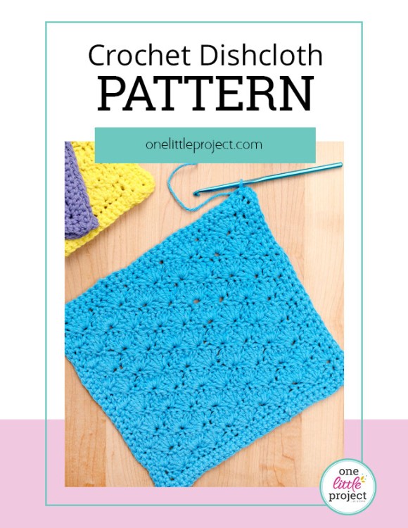 Free pattern for a crochet dishcloth