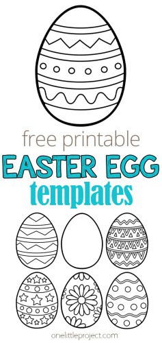 Easter Egg Template | Free, Printable Easter Egg Outlines