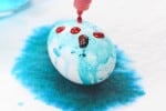 Easy "Watercolor" Easter Eggs (with Food Coloring!)