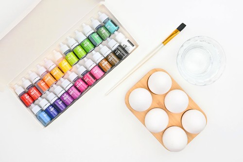 Watercolor Easter Eggs Supplies