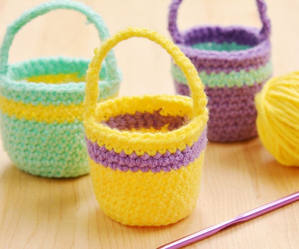 Crochet Easter Baskets