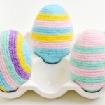 Easter Egg Craft with Yarn