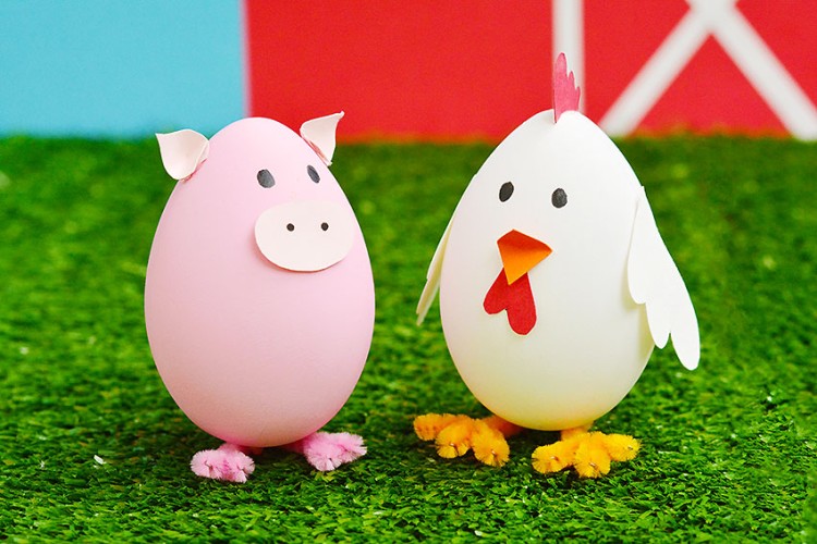Easter egg animals