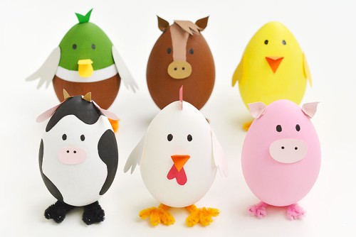 Farm Animal Easter Eggs