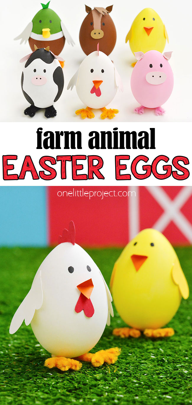 Easy animal Easter egg craft