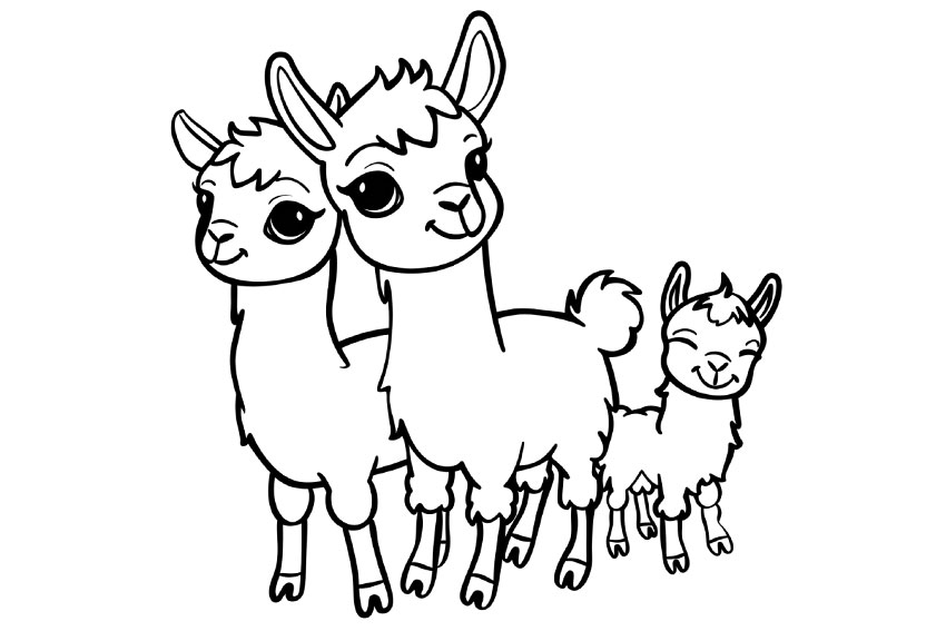 Free, printable animal coloring pages available to download