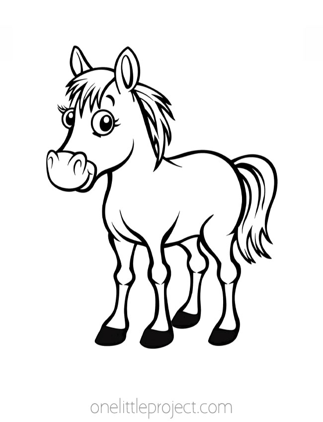 Animals Coloring Pages - horse