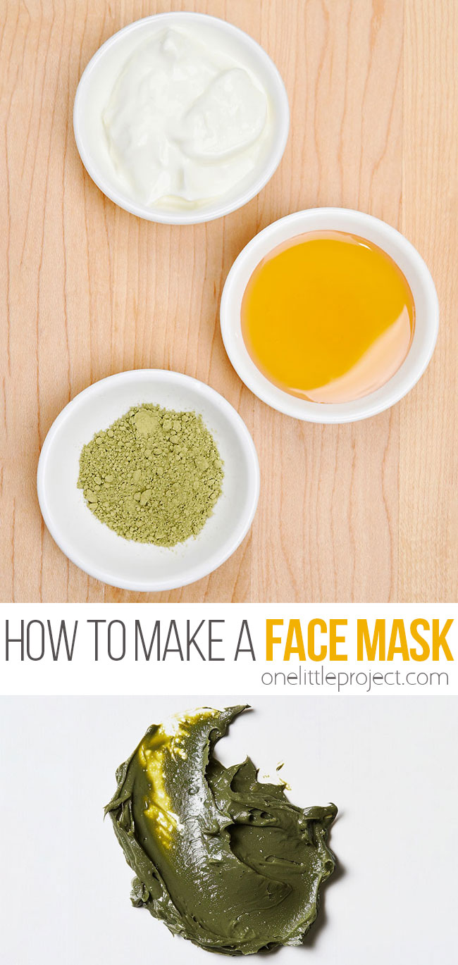 Homemade face masks using simple pantry ingredients