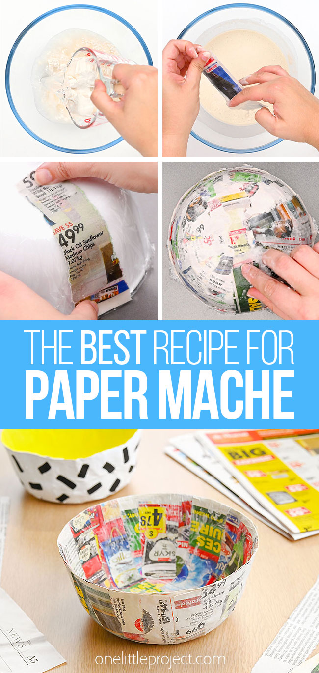 The best recipe for paper mache