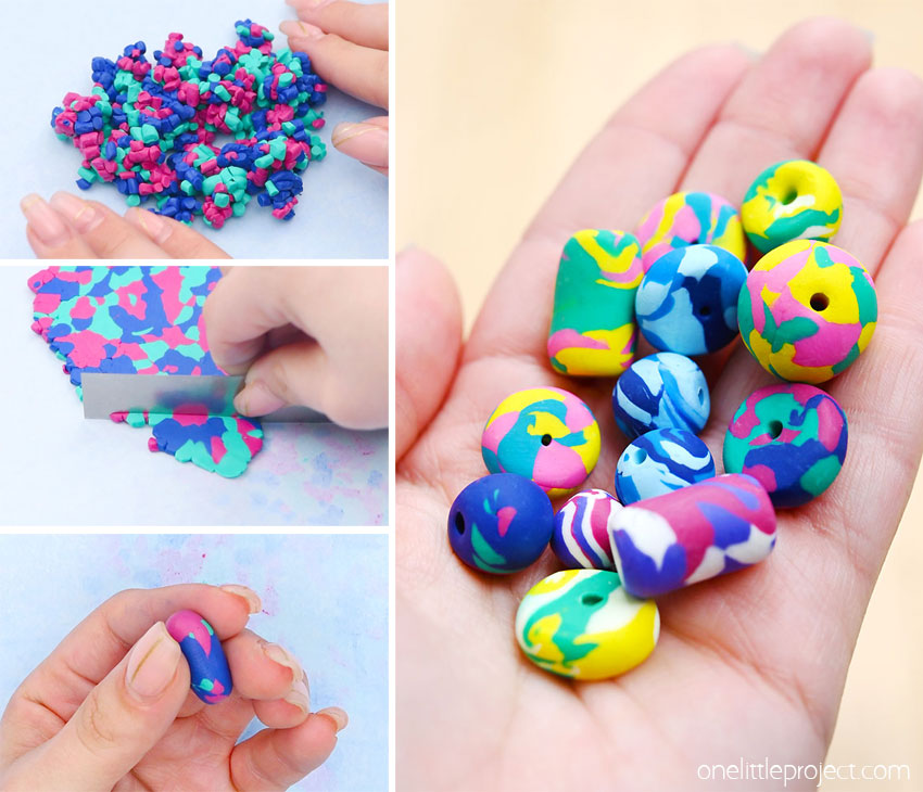 DIY polymer clay beads