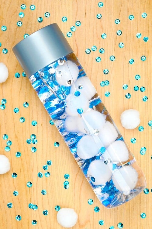 Weather Sensory Bottles | DIY Sun, Cloudy, and Rain Sensory Bottles
