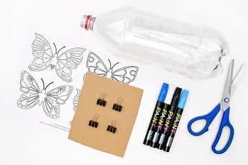Insect Model Using Bottle Plastic Bottle Butterfly Craft | How to Make Plastic Bottle Butterflies