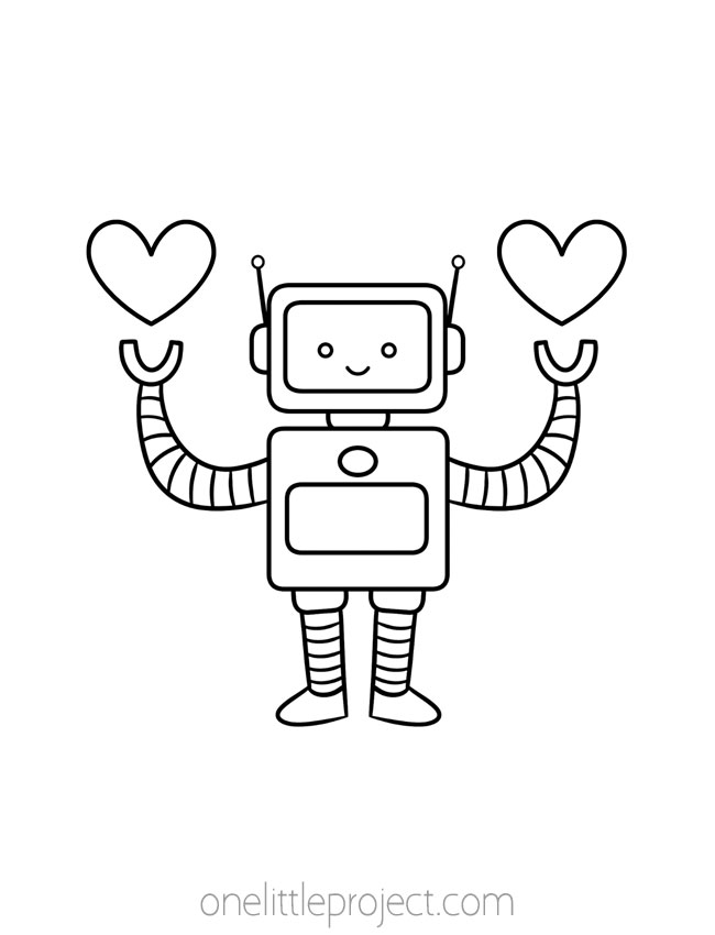 Coloring Sheets for Boys - robot