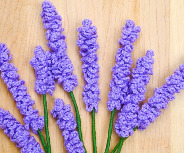 Crochet Lavender Flower