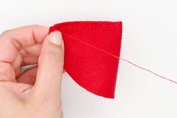 Felt Strawberry Pattern | How to Make Felt Strawberries