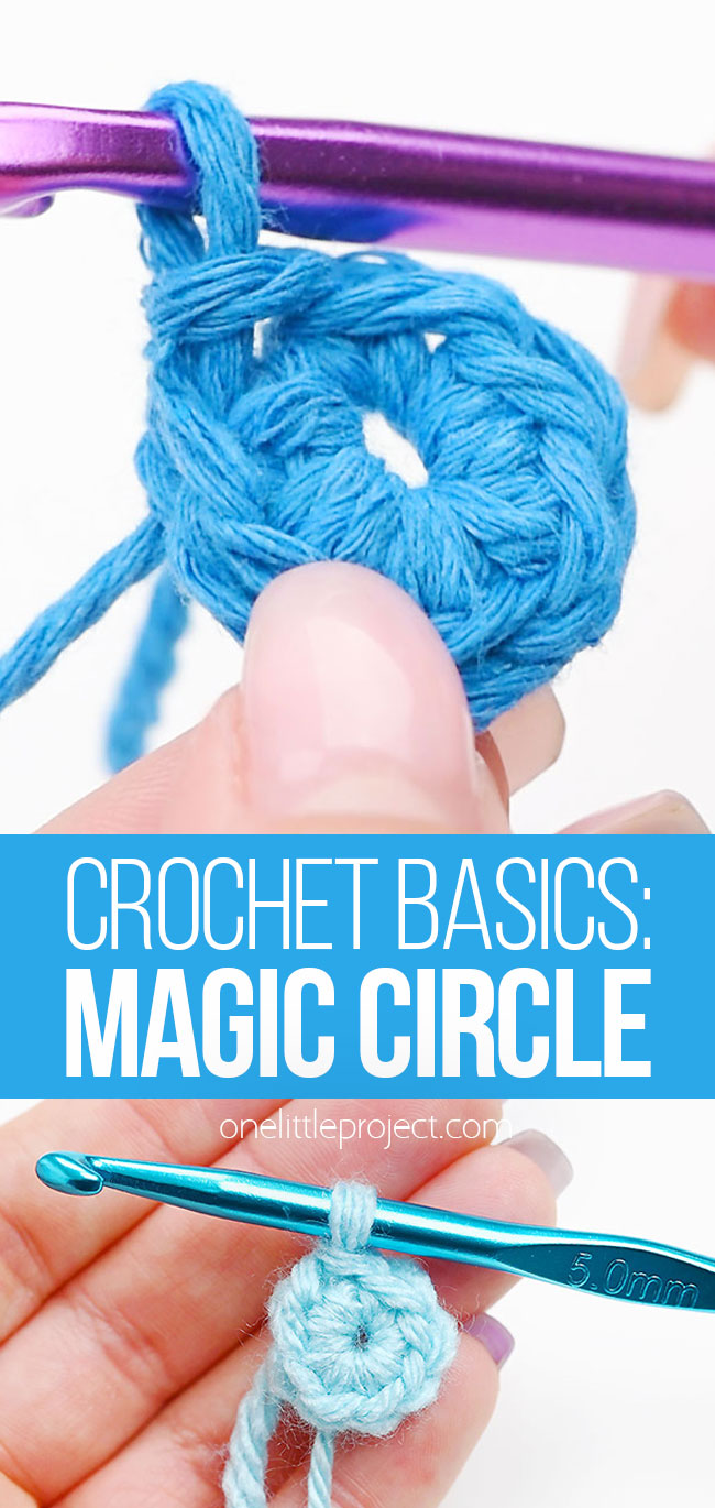 Tutorial for how to crochet a magic circle