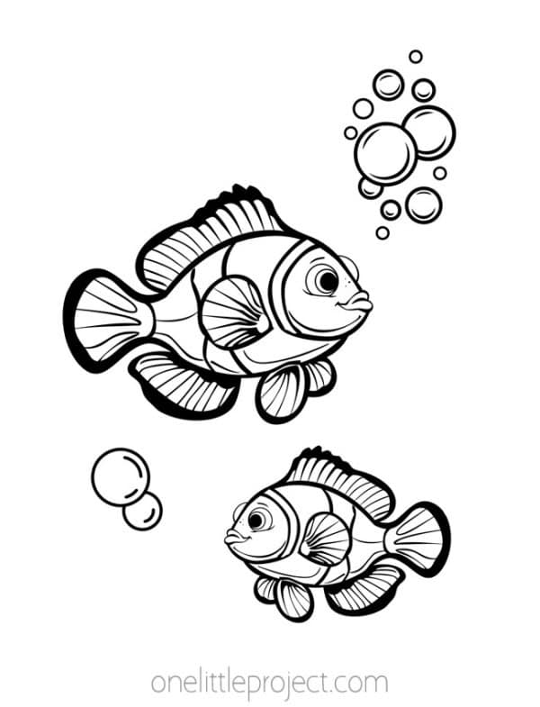 Fish Coloring Pages | Free, Printable Fish Coloring Sheets