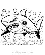Shark Coloring Pages | Free, Printable Shark Coloring Sheets