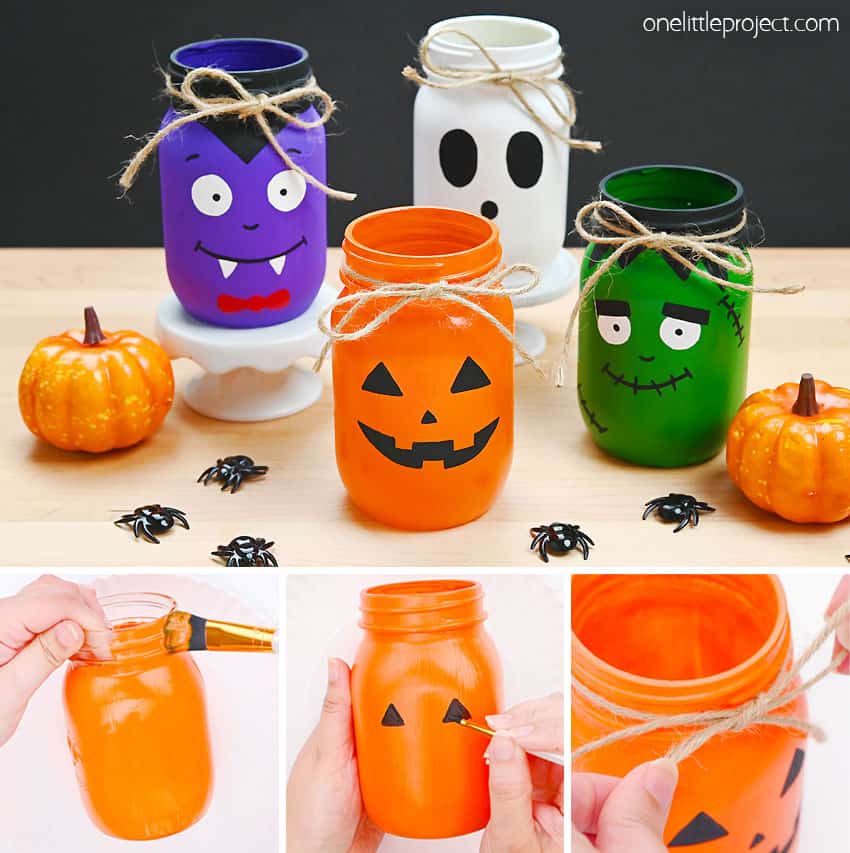 Diy Halloween Jars