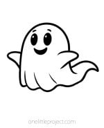 Ghost Coloring Pages | Free, Printable Ghost Coloring Sheets