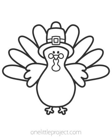 Turkey Template | Free Printable Turkey Outline