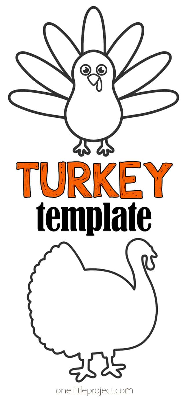 Large Turkey Template Printable Fanny Printable Large Turkey Template Printable Fanny Printable