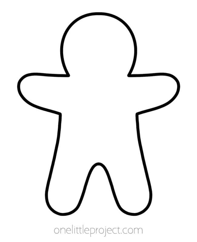 Outline Of A Gingerbread Man Jenny Printable Outline Of A Gingerbread Man Jenny Printable