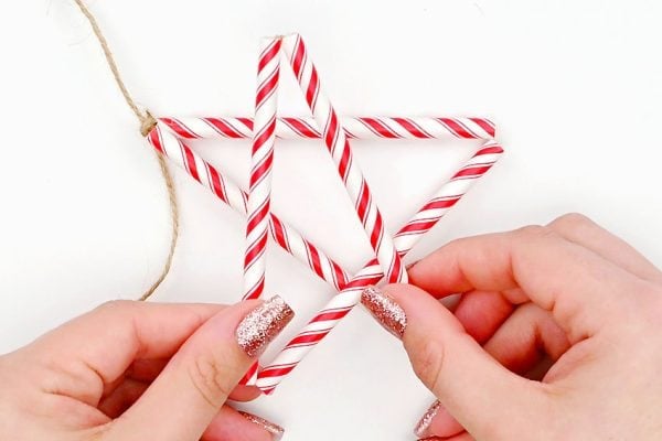 Star Using Straw Paper Straw Stars | DIY Straw Star Ornaments