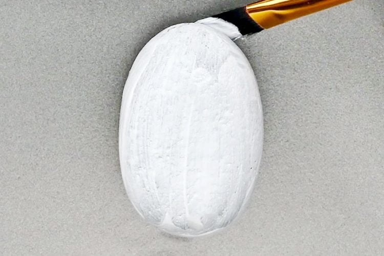 Snowman Painted Rocks | Easy Rock Painting Snowman