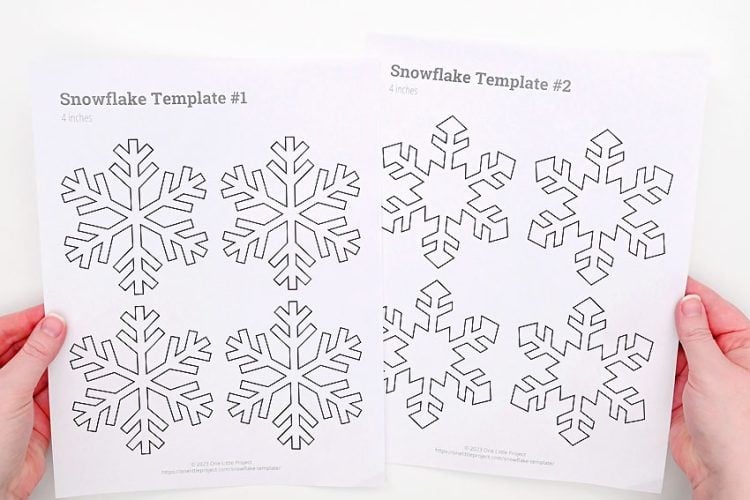 Glitter Snowflakes Craft | Easy Glitter Glue Snowflake Ornaments