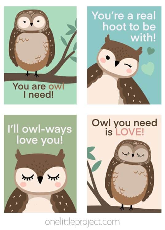 Free Printable Valentine's Cards | Super Cute Valentines for Kids