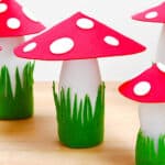 Upcycled Mushroom Lanterns