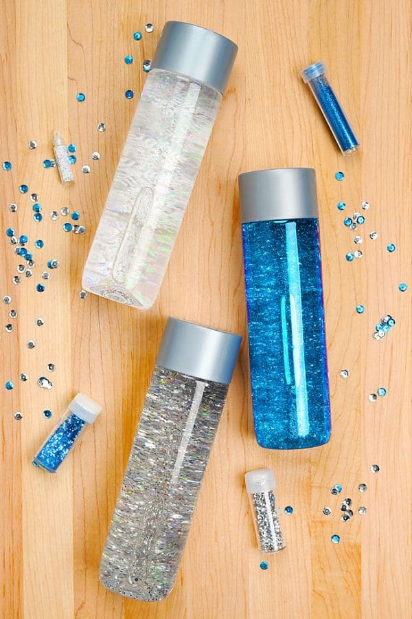 Winter Sensory Bottles | Easy DIY Sensory Bottles for Winter