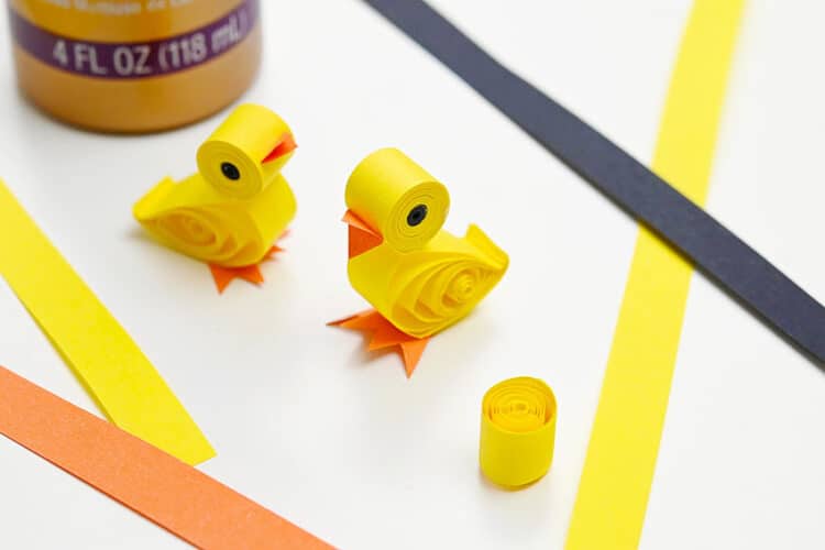Paper Quilled Chicks